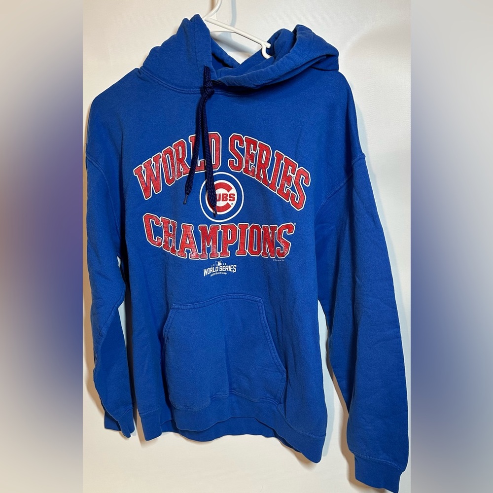 Cubs World Series Blue Sweatshirt Unisex Medium
